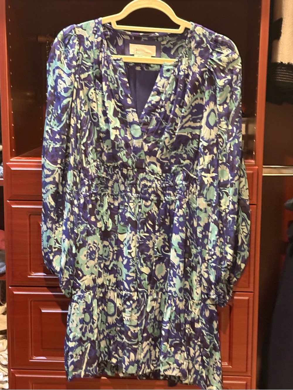 Anthropologie Somerset Smocked Waist Dress MP